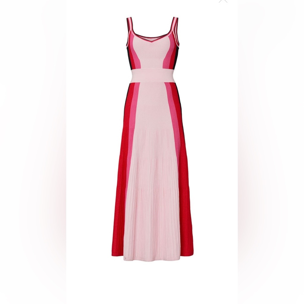 Elliatt Pink and Red Maxi Dress